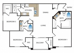 C1 Income Restricted 3210 floor plan